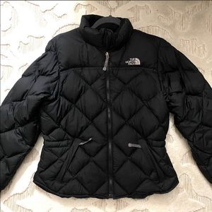 Black Quilted North Face 600 Puffer Jacket